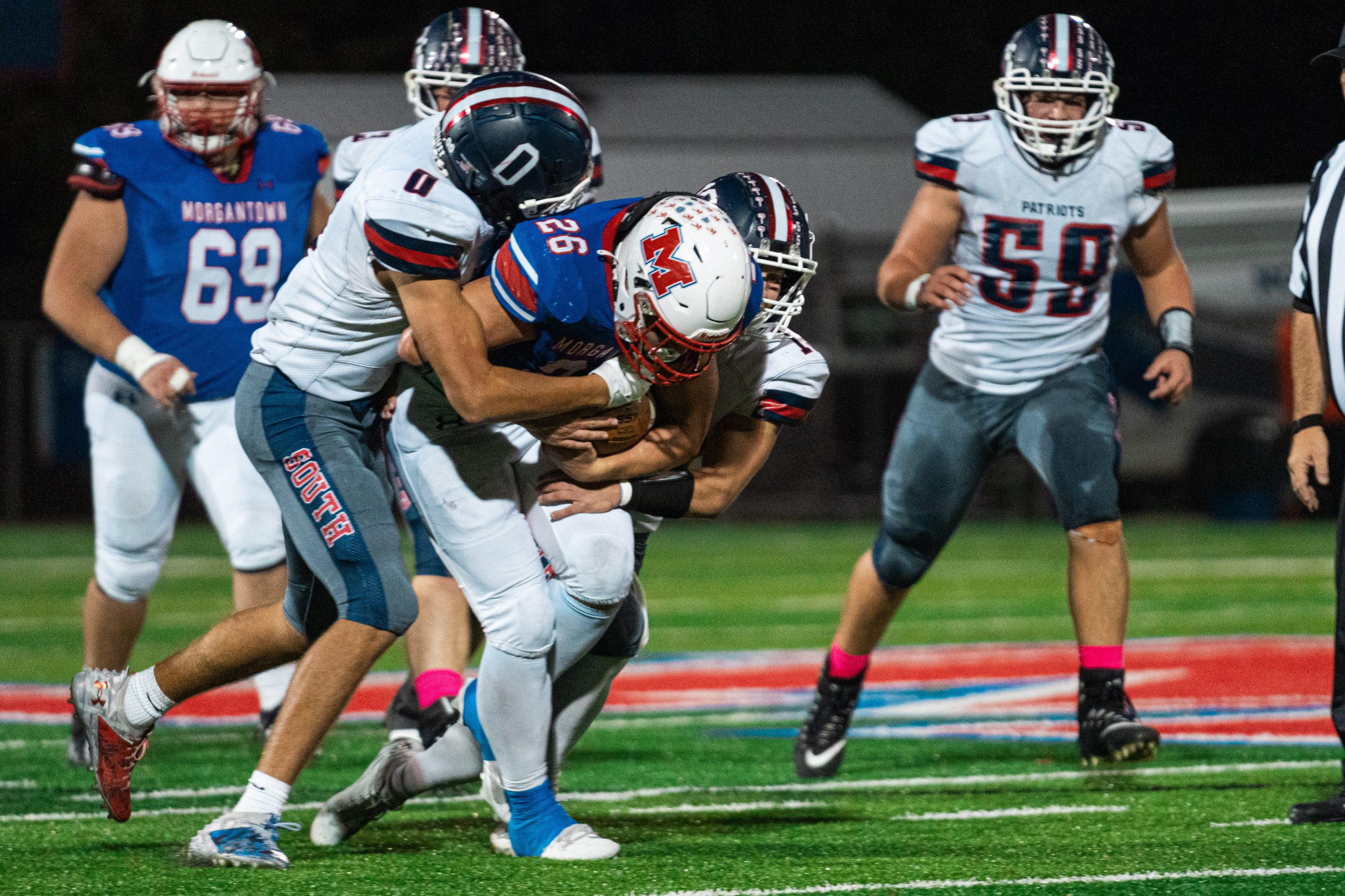 Parkersburg South completes 10-point comeback to edge Morgantown, 38-34